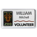 Rectangle Full Color Personalized Aluminum Snap-It Lens Badges (1.5"x2.75")